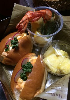 海老チーズ大葉入り春巻きお弁当-レシピのメイン写真