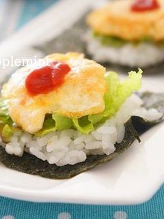 チキンピカタの手まきごはん-レシピのメイン写真