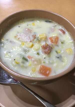 コーンクリームスープ-レシピのメイン写真
