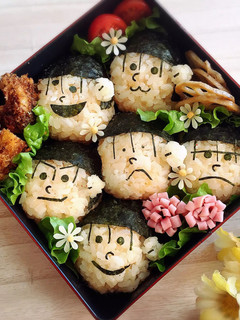 おそ松さん全員おにぎり-レシピのメイン写真
