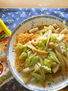ヒガシフーズの長崎皿うどん2人前-レシピのメイン写真