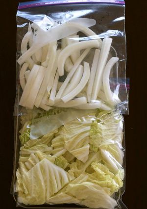 【野菜の冷凍保存】白菜-レシピのメイン写真