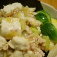お豆腐とキャベ玉の和風あんかけそぼろ煮