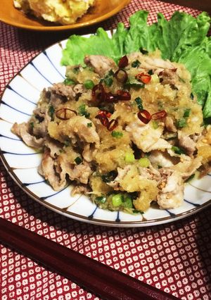 さっぱりだけどご飯ススム☆豚肉のみぞれ焼-レシピのメイン写真
