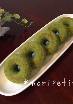 卵・バター無♡もちふわ豆腐抹茶ドーナツ-レシピのメイン写真