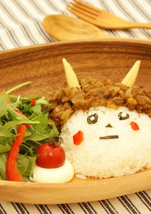 節分に！大豆のお肉の鬼キーマカレー-レシピのメイン写真