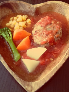 煮込みハンバーグ アレルギー子用-レシピのメイン写真