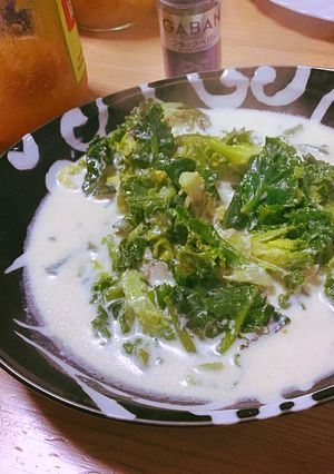 簡単！プチベールのチーズクリーム炒め-レシピのメイン写真