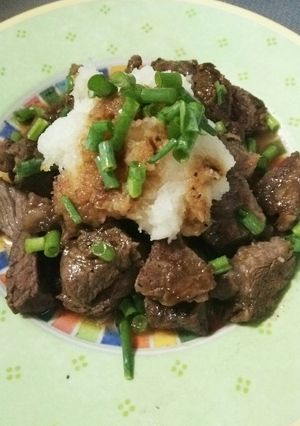 さっぱりと☆ポン酢でサイコロステーキ-レシピのメイン写真