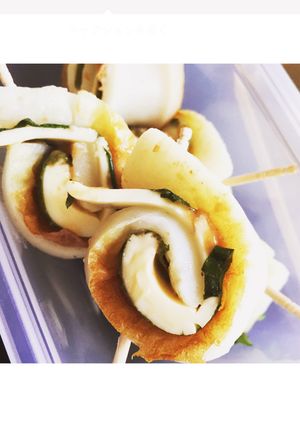 ちくわの梅しそチーズ巻き-レシピのメイン写真