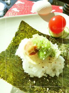 焼き豚*枝豆の手まきごはん -レシピのメイン写真