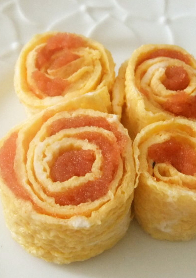 卵焼きの薔薇-レシピのメイン写真