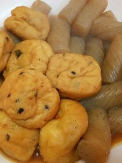 京がんもとこんにゃく発表の煮物-レシピのメイン写真