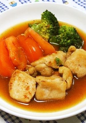 トマトと鶏むね肉のやわらか塩麹煮-レシピのメイン写真