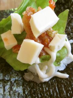 マヨキムチーズのサラダのり巻き-レシピのメイン写真