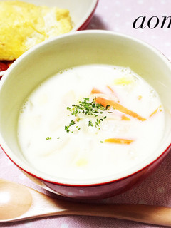 ヘルシー豆乳スープ*-レシピのメイン写真