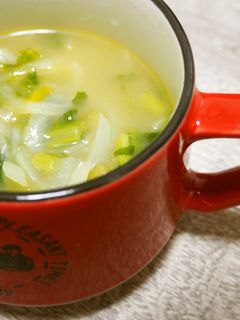 蕪の葉のスープ-レシピのメイン写真