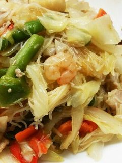 海鮮野菜たっぷり焼きビーフン-レシピのメイン写真