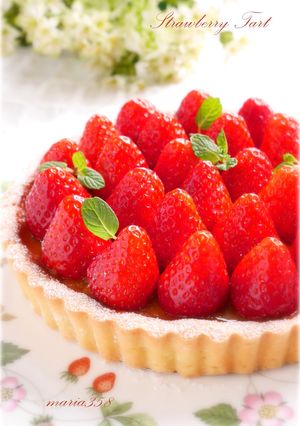 ✿いちごタルト✿ by aprea 【クックパッド】 簡単おいしいみんなの