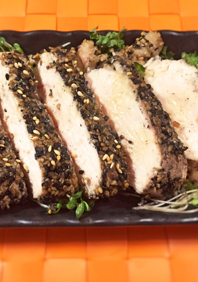 簡単＊鶏胸肉のごま仕立て＊-レシピのメイン写真
