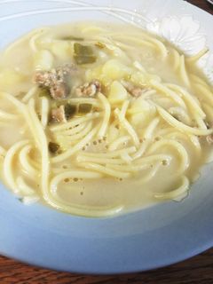リメイク☆シチューでクリームパスタ♡-レシピのメイン写真