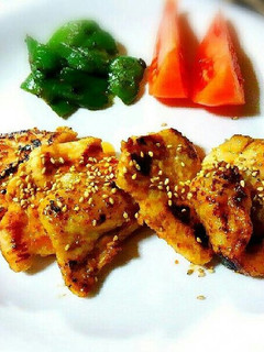 しっとり美味しい★鶏胸肉の味噌マヨ焼き-レシピのメイン写真