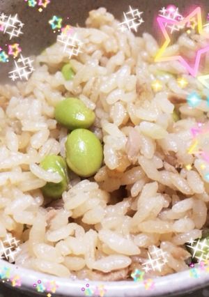 枝豆とシーチキンの炊き込みご飯-レシピのメイン写真
