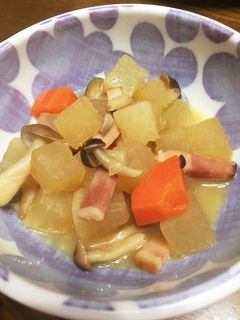 大根とベーコンのバター風味煮-レシピのメイン写真