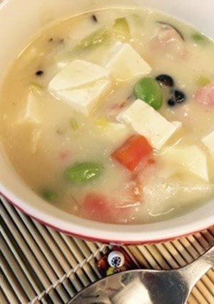 豆腐入り〜和風ホワイトシチュー-レシピのメイン写真