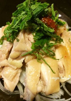 蒸しどりポン酢♪-レシピのメイン写真