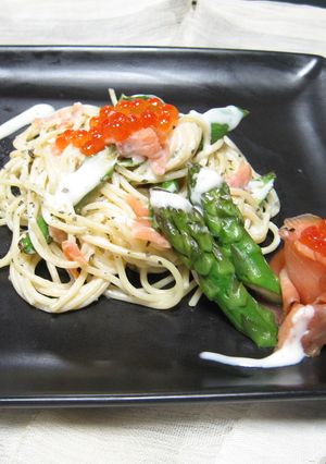 ★豪華★いくらと鮭のサーモン親子パスタ-レシピのメイン写真