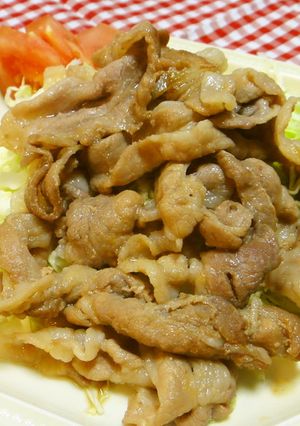 食べやすい！豚バラのしょうが焼き-レシピのメイン写真
