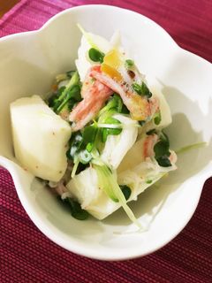 山芋の塩レモン和え-レシピのメイン写真
