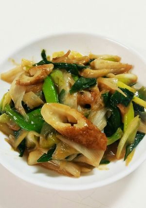 *長ネギの味噌炒め*-レシピのメイン写真