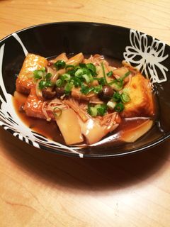 厚揚げときのこのしょうが煮-レシピのメイン写真
