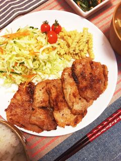 がっつり食べたい!豚ロースの味噌漬け焼き-レシピのメイン写真