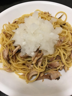 さっぱり塩鯖ポン酢パスタ-レシピのメイン写真