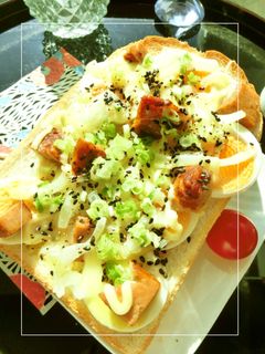 茹で卵×焼き豚のトースト-レシピのメイン写真