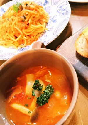 完熟ファーストトマトのミネストローネ-レシピのメイン写真