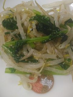 大根の葉ともやしのナムル-レシピのメイン写真
