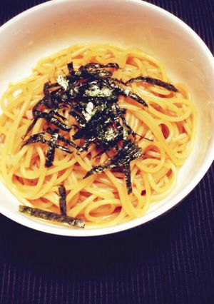 【ありあわせ】イカの塩辛のパスタ-レシピのメイン写真