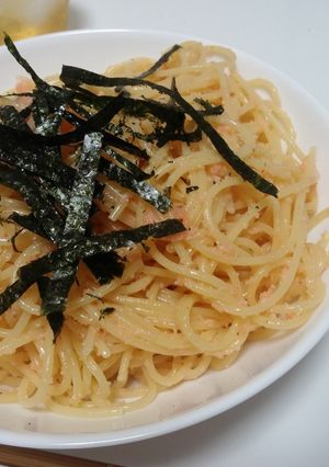 簡単めちゃうま❤明太子スパ-レシピのメイン写真