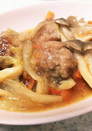 ミートボールの白菜みぞれあんかけ-レシピのメイン写真