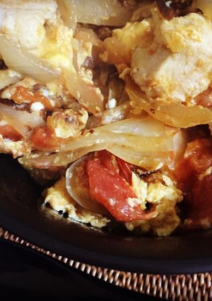 イタリアンじゃないトマト親子丼-レシピのメイン写真