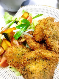 やわらか!ムネ肉の青のりチキンカツ-レシピのメイン写真