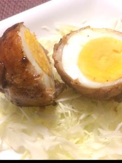 簡単!肉巻きゆで卵-レシピのメイン写真