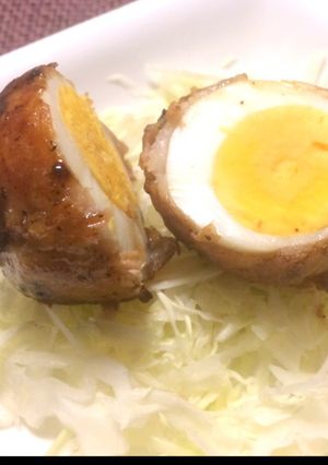 簡単！肉巻きゆで卵-レシピのメイン写真