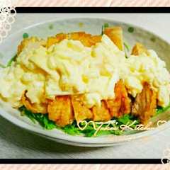 รูปของ 簡単♡チキン南蛮～甘酢たれゎレンジで♪～