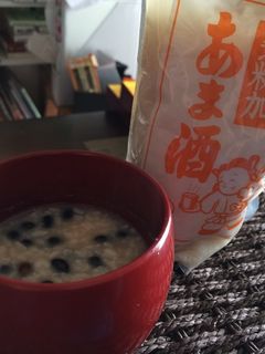 黒豆茶風味の甘酒-レシピのメイン写真
