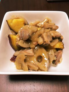 ♧さつまいもと鶏肉の甘辛煮♧-レシピのメイン写真